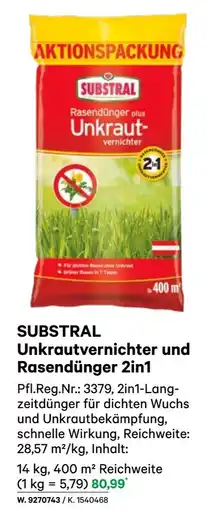 BayWa Unkrautvernichter und rasendünger 2in1 Angebot