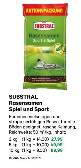 BayWa Substral rasensamen spiel und sport Angebot