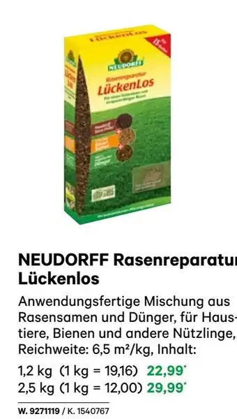 BayWa Neudorff rasenreparatur lückenlos Angebot