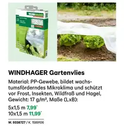 BayWa Windhager gartenvlies Angebot