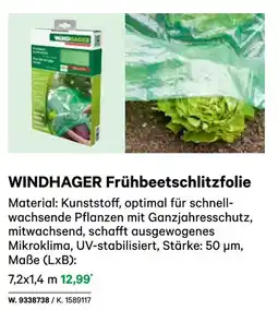 BayWa Windhager frühbeetschlitzfolie Angebot