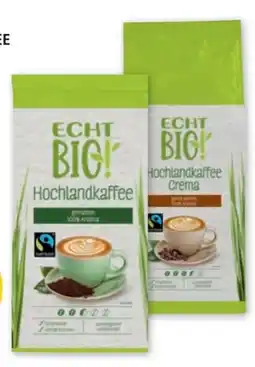 PENNY Echt Bio Hochlandkaffee Angebot