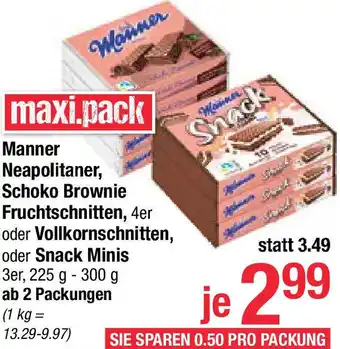 Maximarkt Neapolitaner, Schoko Brownie Fruchtschnitten,oder Vollkornschnitten Angebot