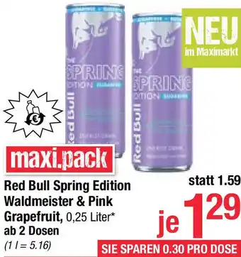 Maximarkt Spring Edition Waldmeister & Pink Grapefruit Angebot