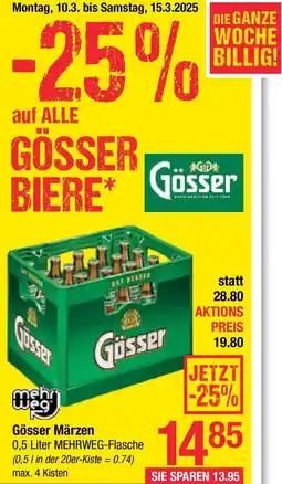 Maximarkt Gösser Märzen Angebot