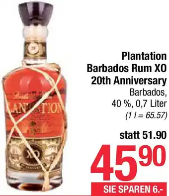 Maximarkt Rum XO 20th Anniversary Angebot