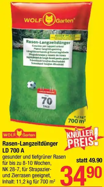 Maximarkt Rasen-Langzeitdünger Angebot