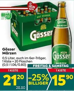 Billa Gösser Märzen Angebot