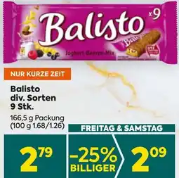 Billa Balisto Angebot