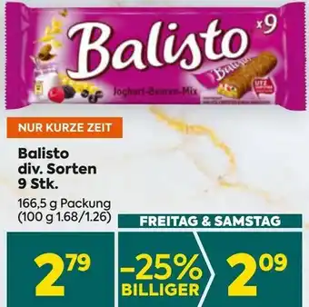 Billa Balisto Angebot