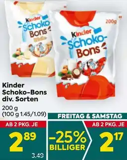 Billa Schoko-Bons Angebot