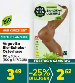 Billa Bio-Schoko- Osterhase Angebot