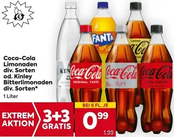 Billa Coca-Cola Limonaden Angebot