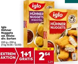 Billa Hühner Nuggets od. Sticks Angebot