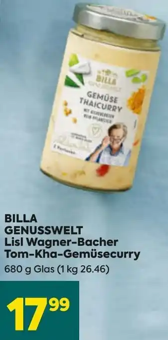 Billa Lisl Wagner-Bacher Tom-Kha-Gemüsecurry Angebot