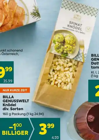 Billa Knödel Angebot