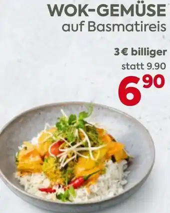 Billa Wok-gemüse auf basmatireis Angebot