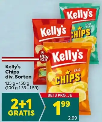 Billa Kelly's Chips Angebot