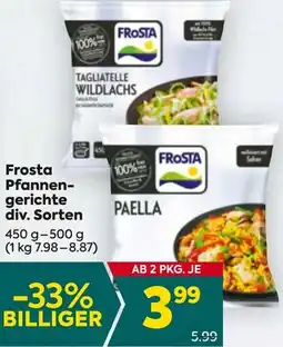 Billa Pfannen- gerichte Angebot