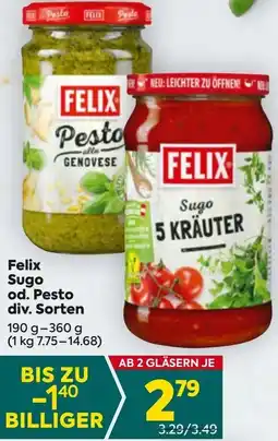 Billa Sugo od. Pesto Angebot