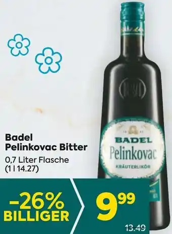 Billa Pelinkovac Bitter Angebot