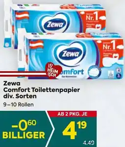 Billa Comfort Toilettenpapier Angebot