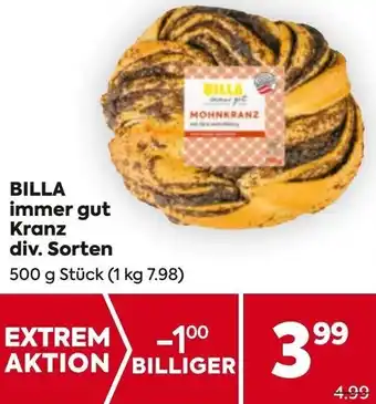 Billa Kranz Angebot