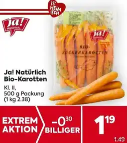 Billa Bio-Karotten Angebot