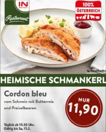 Interspar Cordon bleu Angebot