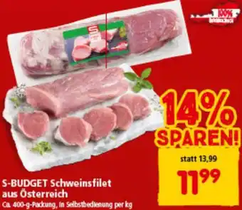 Interspar Schweinsfilet Angebot