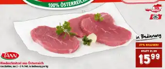 Interspar Rindsschnitzel aus Österreich Angebot