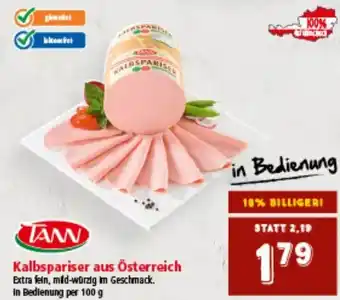 Interspar Kalbspariser aus Österreich Angebot