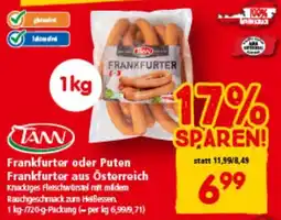 Interspar Frankfurter oder Puten Frankfurter Angebot