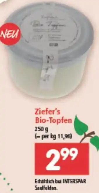 Interspar Bio-Topfen Angebot