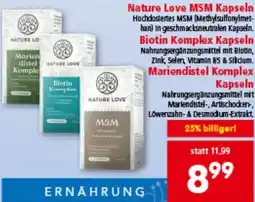 Interspar Nature Love MSM Kapseln Angebot