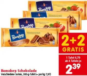 Interspar Bensdorp Schokolade Angebot