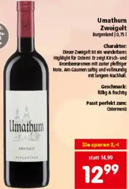 Interspar Umathum Zweigelt Angebot