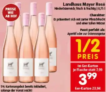 Interspar Landhaus Mayer Rosé Angebot