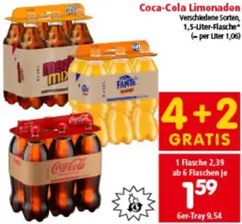 Interspar Coca-Cola Limonaden Angebot