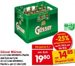 Interspar Gösser Märzen Angebot