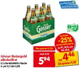 Interspar Gösser Naturgold alkoholfrei Angebot