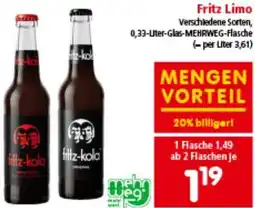 Interspar Fritz Limo Angebot