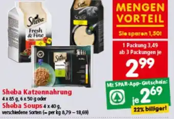 Interspar Katzennahrung oder Soups Angebot