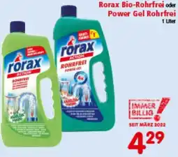 Interspar Bio-Rohrfrei oder Power Gel Rohrfrei Angebot