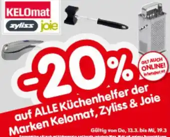 Interspar Auf alle küchenhelfer der Marken Kelomat, Zyliss & Joie Angebot