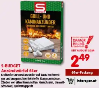 Interspar Anzündwürfel Angebot