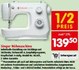 Interspar Singer Nähmaschine Angebot