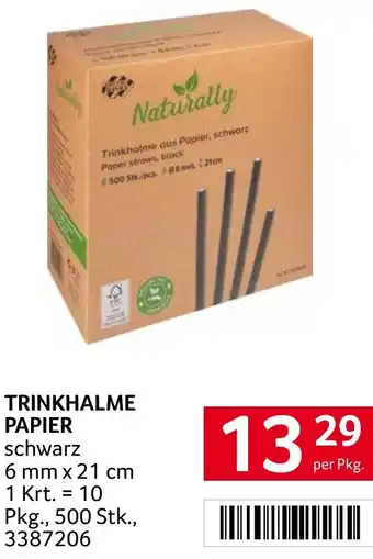 Transgourmet Trinkhalme papier Angebot