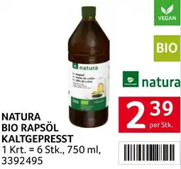 Transgourmet Natura bio rapsöl kaltgepresst Angebot