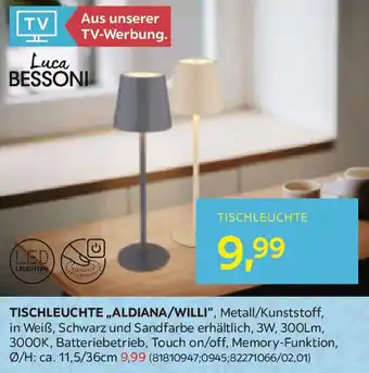 Möbelix Tischleuchte,,aldiana/willi Angebot